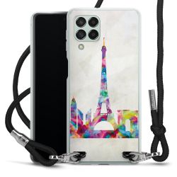 Carry Case Transparent Fabric black/silver