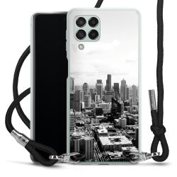 Carry Case Transparent Fabric black/silver