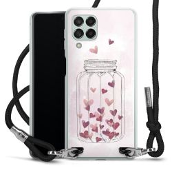 Carry Case Transparent Fabric black/silver