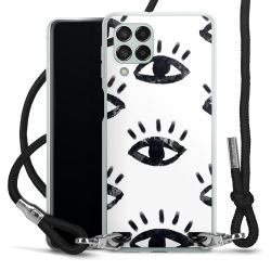 Carry Case Transparent Fabric black/silver