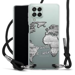 Carry Case Transparent Fabric black/silver