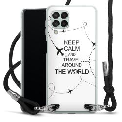 Carry Case Transparent Fabric black/silver