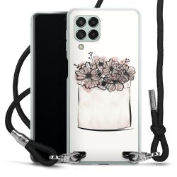 Carry Case Transparent Fabric black/silver