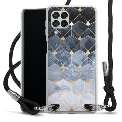 Carry Case Transparent Fabric black/silver