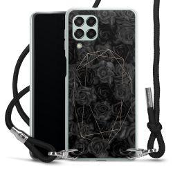 Carry Case Transparent Fabric black/silver