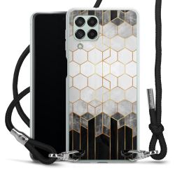 Carry Case Transparent Fabric black/silver