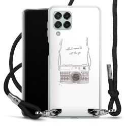 Carry Case Transparent Fabric black/silver