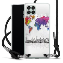 Carry Case Transparent Fabric black/silver