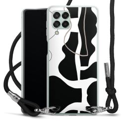 Carry Case Transparent Fabric black/silver