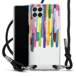 Carry Case Transparent Fabric black/silver