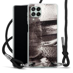 Carry Case Transparent Fabric black/silver