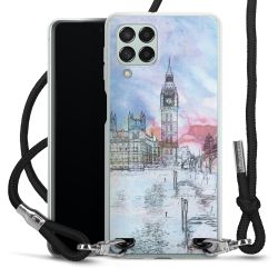 Carry Case Transparent Fabric black/silver