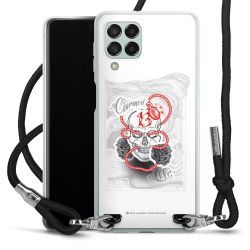 Carry Case Transparent Fabric black/silver