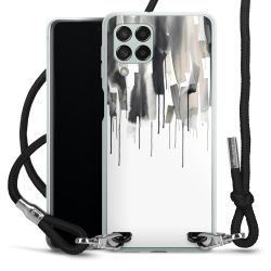 Carry Case Transparent Fabric black/silver