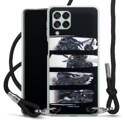 Carry Case Transparent Fabric black/silver