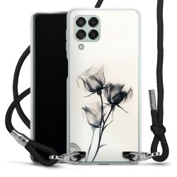 New Carry Case Transparent Stoff schwarz/silber