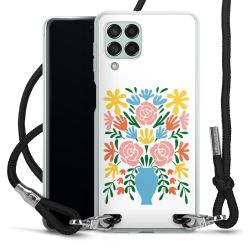 New Carry Case Transparent Stoff schwarz/silber