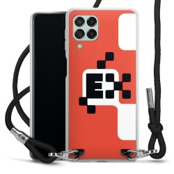 New Carry Case Transparent Stoff schwarz/silber