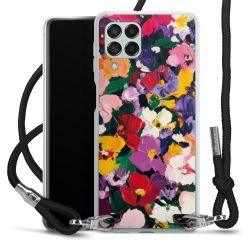 New Carry Case Transparent Stoff schwarz/silber