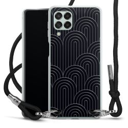 New Carry Case Transparent Stoff schwarz/silber