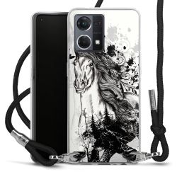 Carry Case Transparent Fabric black/silver