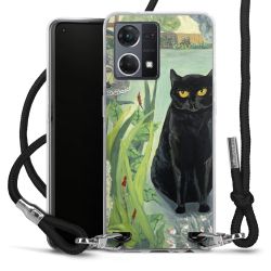 New Carry Case Transparent Stoff schwarz/silber