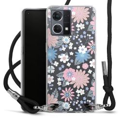 New Carry Case Transparent Stoff schwarz/silber