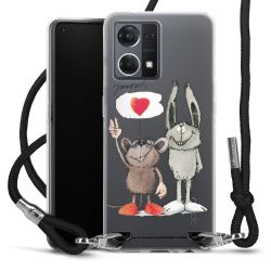 New Carry Case Transparent Stoff schwarz/silber