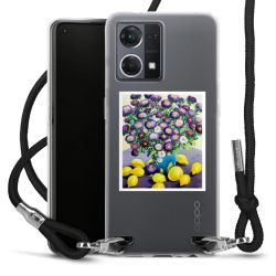 New Carry Case Transparent Stoff schwarz/silber