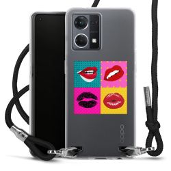 New Carry Case Transparent Stoff schwarz/silber