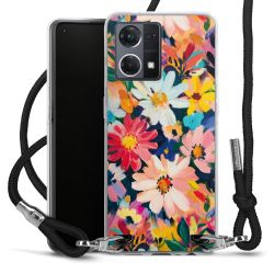 New Carry Case Transparent Stoff schwarz/silber