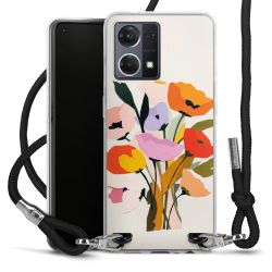 New Carry Case Transparent Stoff schwarz/silber