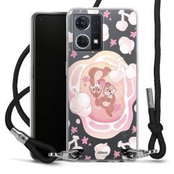 New Carry Case Transparent Stoff schwarz/silber