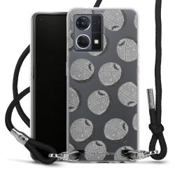 New Carry Case Transparent Stoff schwarz/silber