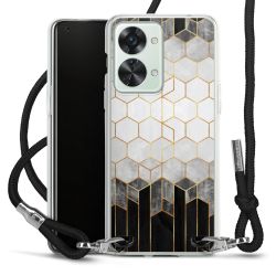 Carry Case Transparent Fabric black/silver