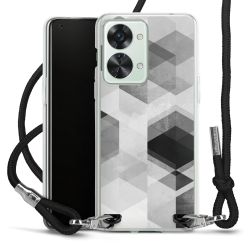 Carry Case Transparent Fabric black/silver