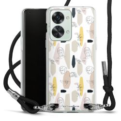 Carry Case Transparent Fabric black/silver