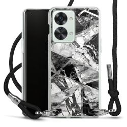 Carry Case Transparent Fabric black/silver