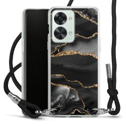 Carry Case Transparent Fabric black/silver