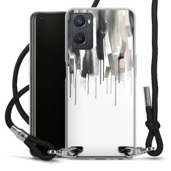 Carry Case Transparent Fabric black/silver