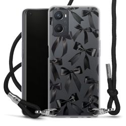 New Carry Case Transparent Stoff schwarz/silber