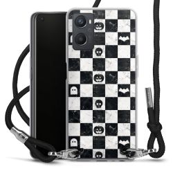New Carry Case Transparent Stoff schwarz/silber