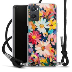 New Carry Case Transparent Stoff schwarz/silber