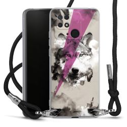 Carry Case Transparent Fabric black/silver