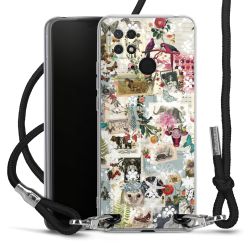 Carry Case Transparent Fabric black/silver