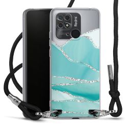 Carry Case Transparent Fabric black/silver