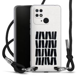 Carry Case Transparent Fabric black/silver