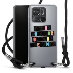 New Carry Case Transparent Stoff schwarz/silber