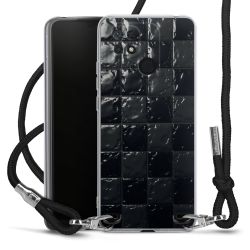 New Carry Case Transparent Stoff schwarz/silber