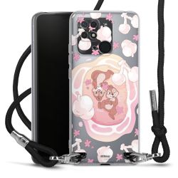 New Carry Case Transparent Stoff schwarz/silber